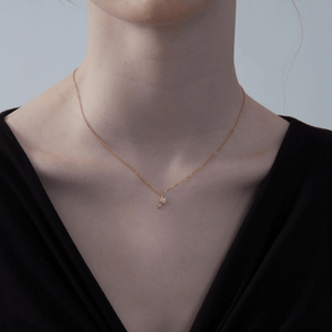 Small Opal Tulip Flower Charm Necklace - Perimade & Co.