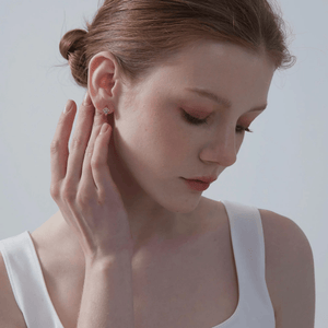 Small Pet Paw Print Huggie Hoop Earrings - Perimade & Co.