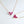 Small Pink Heart Charm Pendant Necklace - Perimade & Co.