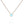 A collection of dainty mini opal charm necklaces laid out on a soft surface, showcasing variations in gold plating colors.