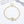 Gold bracelet with chain and letter 'M' charm on a white background