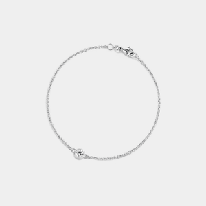 Solitaire Moissanite Charm Stacking Bracelet - Perimade & Co.
