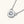 Solitaire Round Moissanite Charm Necklace - Perimade & Co.