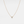 Solitaire Round Moissanite Charm Necklace - Perimade & Co.