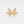 Gold butterfly ring with diamond accents on a white background