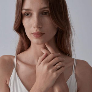 Sparkling Butterfly Wing Statement Ring - Perimade & Co.