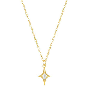 Sparkling Celestial North Star Charm Necklace - Perimade & Co.