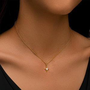 Sparkling Celestial North Star Charm Necklace - Perimade & Co.