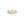 Gold ring with diamond accents on a white background