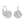 Sparkling Moissanite Leverback Hoop Earrings - Perimade & Co.