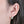 Sparkling Moissanite Leverback Hoop Earrings - Perimade & Co.