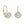 Sparkling Moissanite Leverback Hoop Earrings - Perimade & Co.