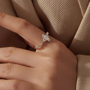 Sparkling Oval Moonstone Milgrain Band Ring - Perimade & Co.