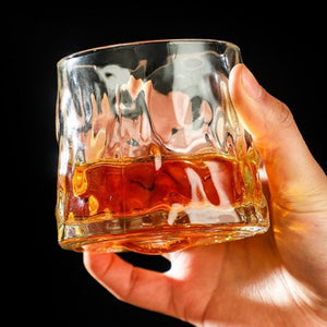 Spinning Fidget Glacier Textured Wine Glass - Perimade & Co.