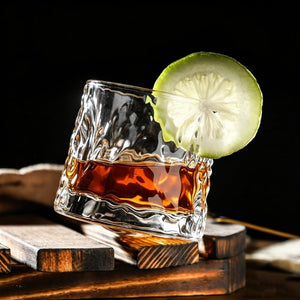 Spinning Fidget Glacier Textured Wine Glass - Perimade & Co.