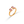 Gold ring with pink gemstones on a white background