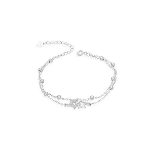 Star Bead Double Chain Stacking Bracelet - Perimade & Co.