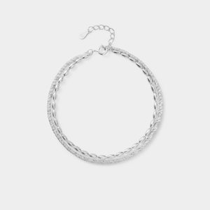 Stardust Rice Bead Double Chain Bracelet - Perimade & Co.