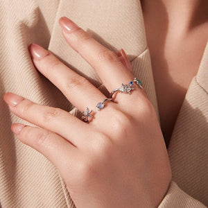 Starfish Opal Marine Wavy Stacking Open Ring - Perimade & Co.