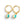 Starry Night Oval Drop Hoop Earrings - Perimade & Co.