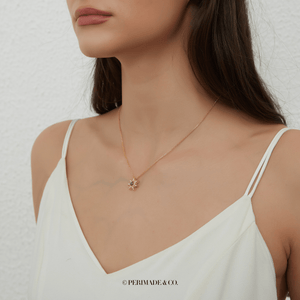 Sun Custom Photo Projection Necklace - Perimade & Co.