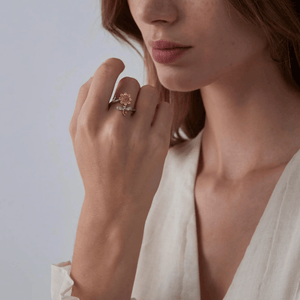 Sunflower Bee Anxiety Fidget Spinner Ring - Perimade & Co.