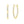 Tapered V Shaped Crystal Pave Hoop Earrings - Perimade & Co.
