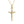 Textured Faith Crucifix Cross Charm Necklace - Perimade & Co.