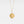Gold plated round locket necklace featuring a “Little Prince” engraved design with a star detail, on a delicate chain against a clean white background.