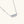 Three - Stone Moissanite Bar Charm Necklace - Perimade & Co.