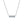 Three - Stone Moissanite Bar Charm Necklace - Perimade & Co.