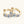 Three - Stone Moissanite Huggie Hoop Earrings - Perimade & Co.