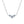 Three - Stone Moissanite Pendant Necklace - Perimade & Co.