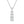 Three - Stone Moissanite Pendant Necklace - Perimade & Co.