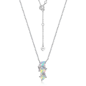 Three - Stone Opal Charm Pendant Necklace - Perimade & Co.
