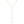 Gold necklace with pearls on a white background