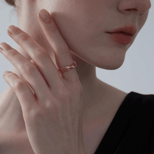 Three - Tone Trinity Interlocking Rolling Ring - Perimade & Co.