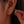 Tiny Blue Enamel Lily Floral Opal Stud Earrings - Perimade & Co.