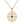 Tiny Blue Heart CZ Compass Charm Necklace - Perimade & Co.