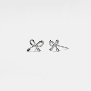 Tiny Cute Bow Ribbon Cartilage Stud Earrings - Perimade & Co.