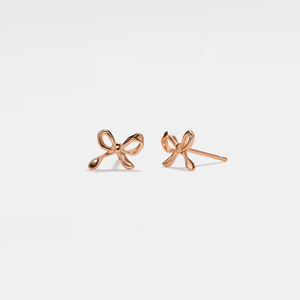 Tiny Cute Bow Ribbon Cartilage Stud Earrings - Perimade & Co.
