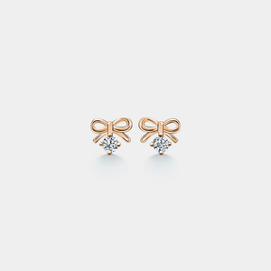 Tiny Small Bow Tie Bowknot Stud Earrings - Perimade & Co.