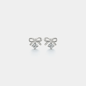 Tiny Small Bow Tie Bowknot Stud Earrings - Perimade & Co.