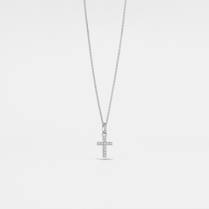 Tiny Small Cross Charm Pendant Necklace - Perimade & Co.