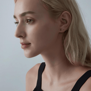 Tiny Small Custom Birthstone Stud Earrings - Perimade & Co.