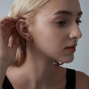 Tiny Small Custom Birthstone Stud Earrings - Perimade & Co.