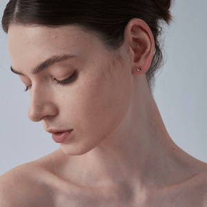 Tiny Small Heart Cartilage Stud Earrings - Perimade & Co.