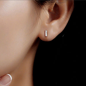 Tiny Small Initial Letter Stud Earrings - Perimade & Co.