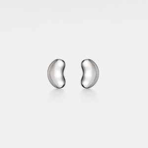 Tiny Small Kidney Bean Stud Earrings - Perimade & Co.