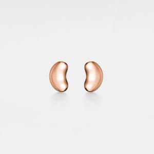 Tiny Small Kidney Bean Stud Earrings - Perimade & Co.